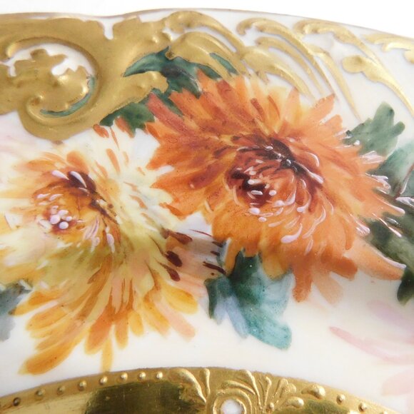 Beautiful Dresden Floral Plate # 6503 - Picture 6 of 8